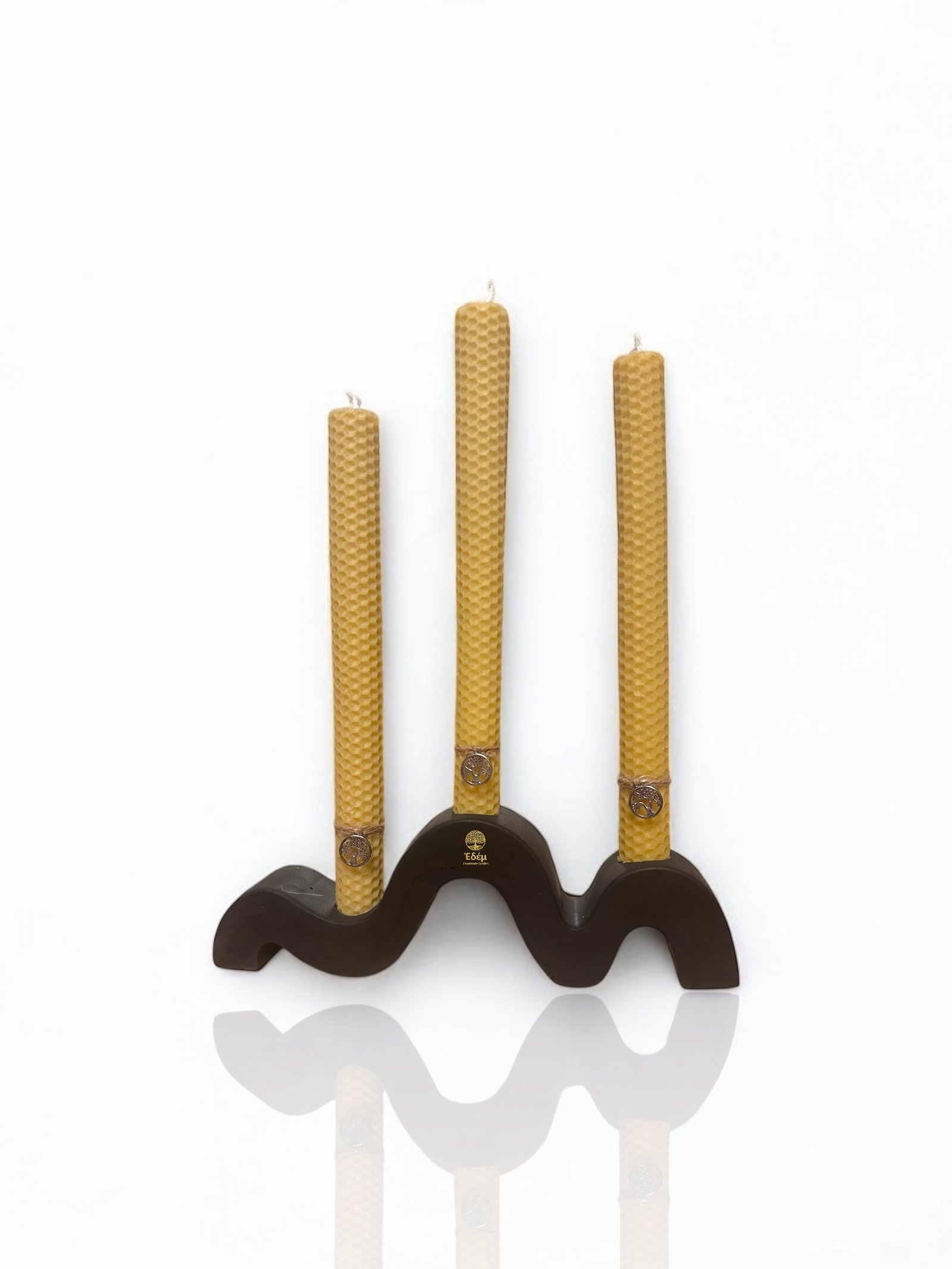 Χειροποίητο Κερί Κηροπηγίου από 100% Φυσικό Κερί Μέλισσας - Image 3