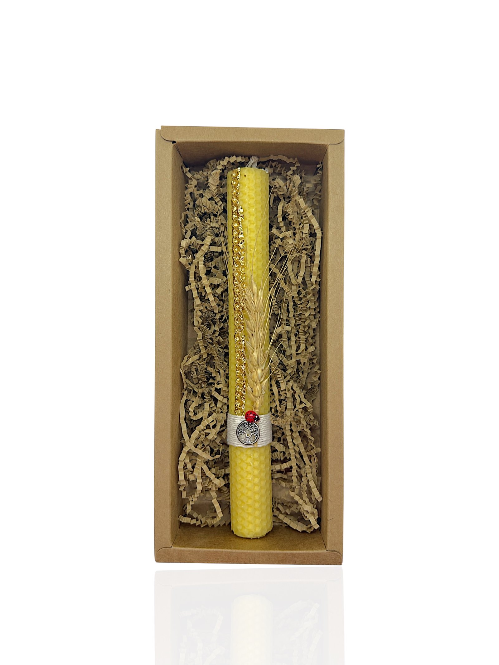 Λαμπάδα Από 100% Φυσικό Κερί Μέλισσας - Image 2